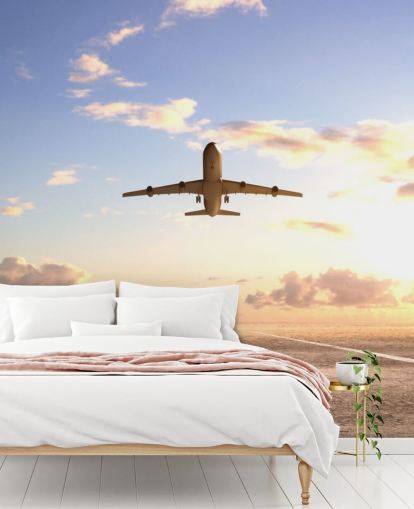 Plane Setting Off Wallpaper Plane Setting Off Wallpaper