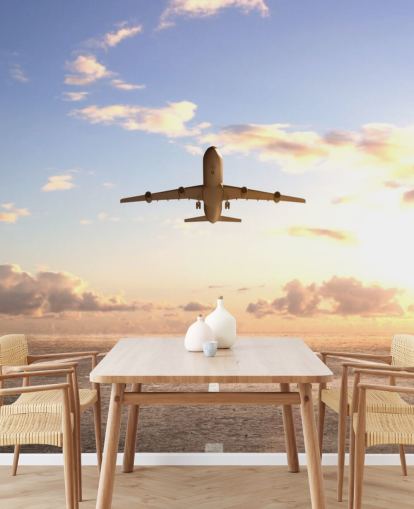 Plane Setting Off Wallpaper Plane Setting Off Wallpaper
