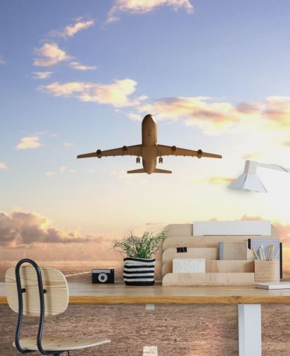 Plane Setting Off Wallpaper Plane Setting Off Wallpaper