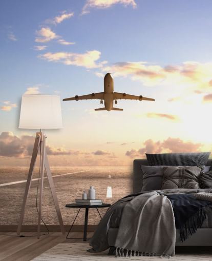 Aeroplane On Runway Aircraft Wallpaper