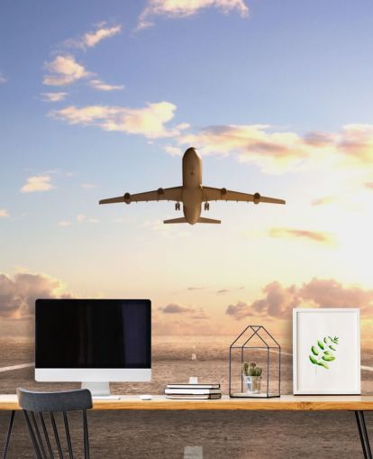 Plane Setting Off Wallpaper Plane Setting Off Wallpaper
