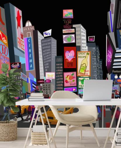Resumen de Times Square Abstract Wallpaper 