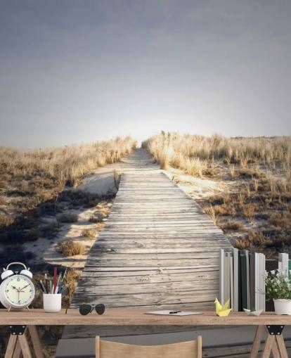 Boardwalk to Nowhere Wallpaper Mural