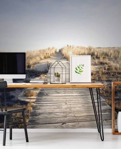 Boardwalk to Nowhere Wallpaper Mural