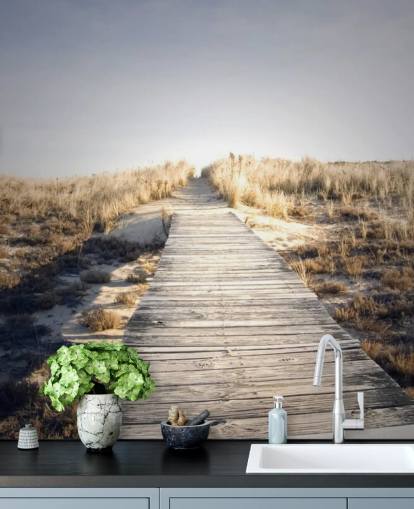 Papel pintado Paseo marítimo a ninguna parte