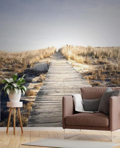 Boardwalk to Nowhere Wallpaper Mural
