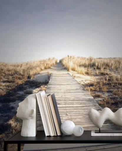 Boardwalk to Nowhere Wallpaper Mural Boardwalk to Nowhere Wallpaper Mural