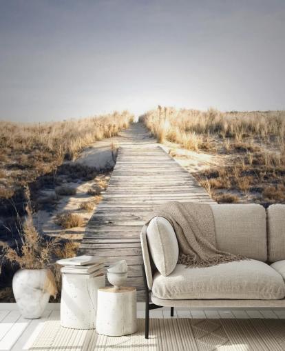 Boardwalk to Nowhere Wallpaper Mural