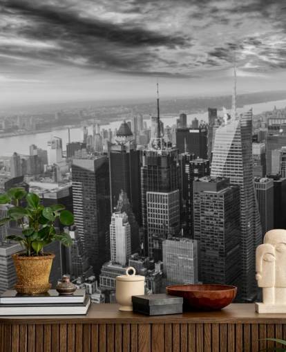 monochrome view of manhattan wallpaper monochrome view of manhattan wallpaper
