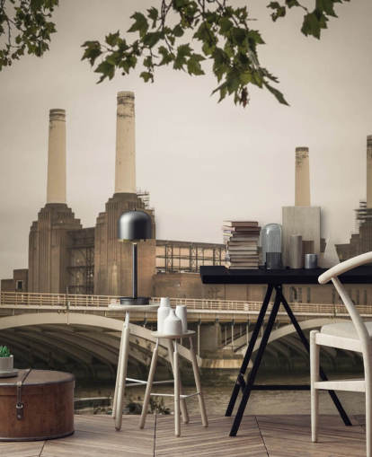 Battersea muurschildering Battersea muurschildering