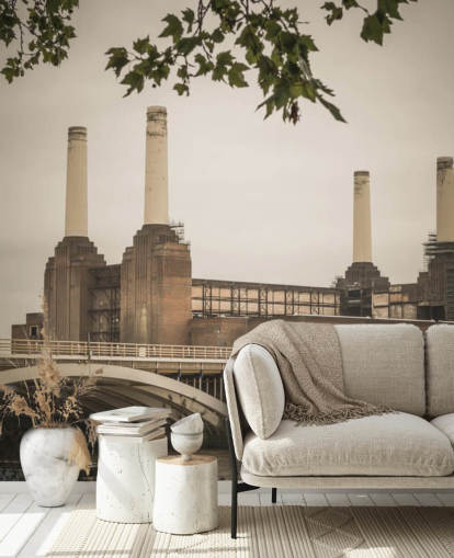 Battersea wall mural