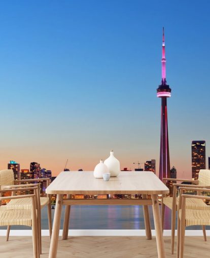 valaistu Toronto tapetti