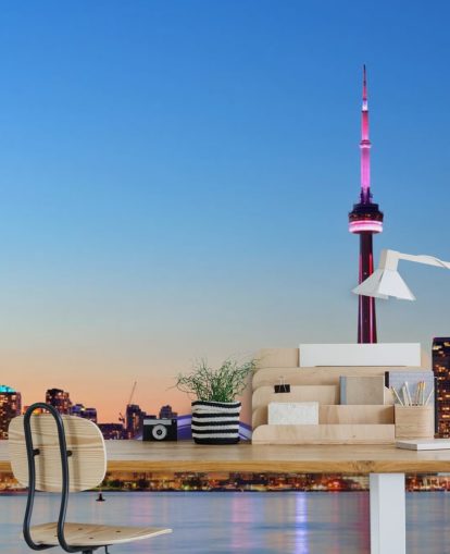 beleuchtete Toronto Tapete