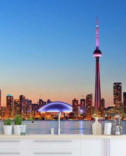 beleuchtete Toronto Tapete