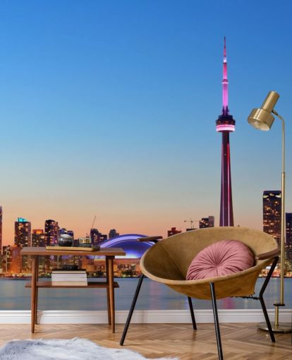 lit up toronto wallpaper