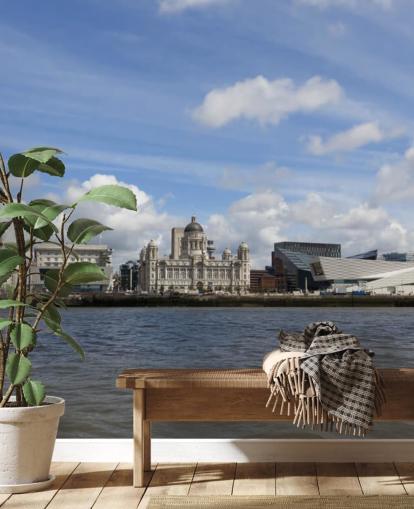 utsikt over Mersey fra vannet tapet
