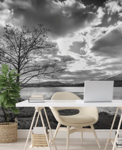 Scottish Lake Baggrund Scottish Lake Baggrund