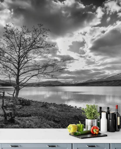 Carta da parati con lago