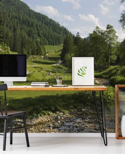 Bayerske skog og elv tapet Bayerske skog og elv tapet