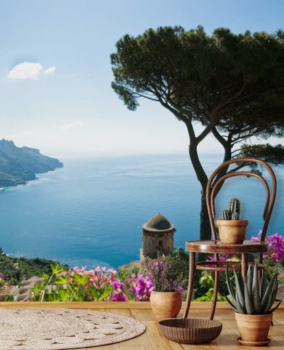 Amalfi Coast seinämaalaus