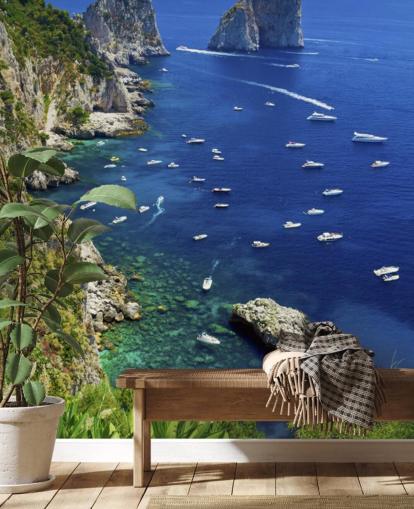 Blue Waters Capri Coast Line met muurschildering voor speedboten