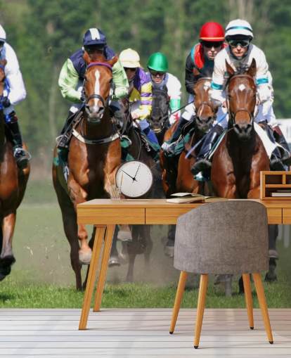 Horse Racing behang Horse Racing behang