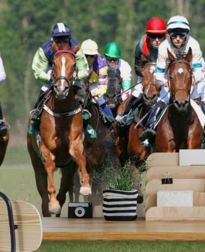 Horse racing Baggrund Horse racing Baggrund