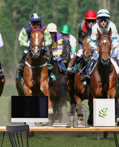 Horse Racing Bakgrunn
