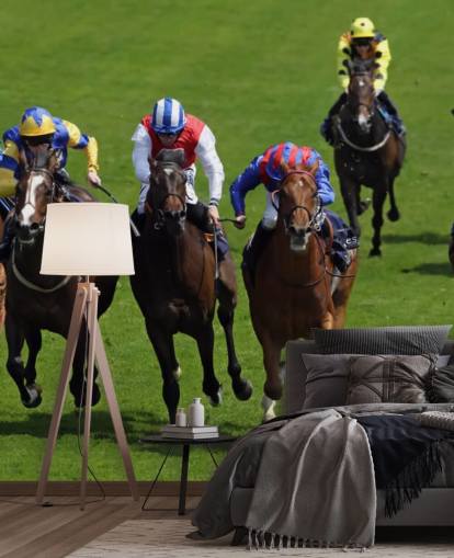 Horse Racing behang