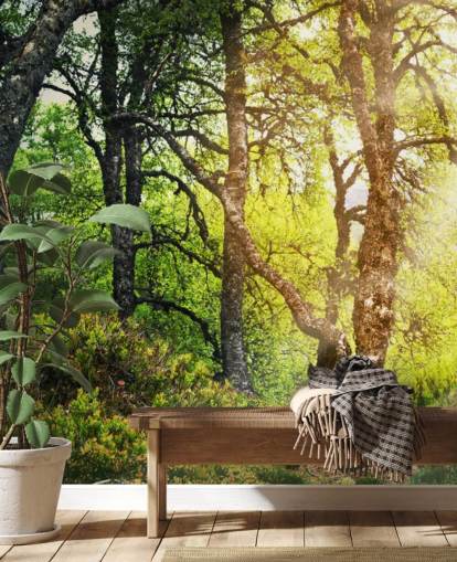 Carta da parati Woodland