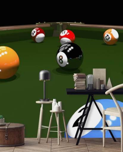 Billardtisch-Tapete