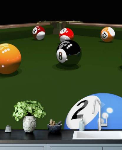 Papier peint de table de billard