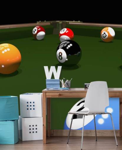 Papier peint de table de billard Papier peint de table de billard