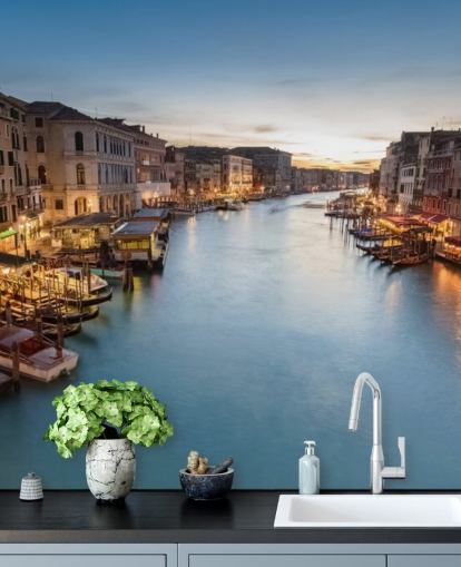 a canal in venice at night wallpaper a canal in venice at night wallpaper