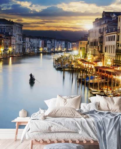 Papel de Parede Veneza à Noite Papel de Parede Veneza à Noite
