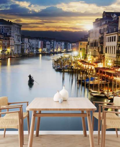 Fondo de pantalla de Venecia de noche