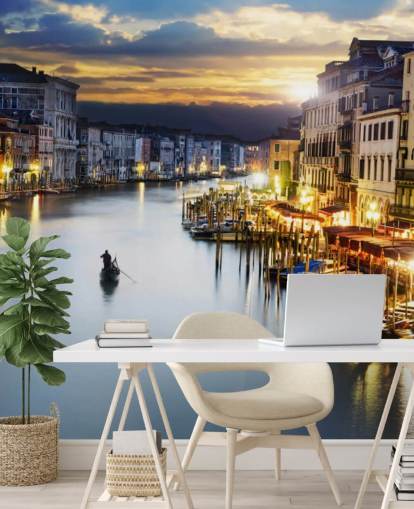 Fondo de pantalla de Venecia de noche