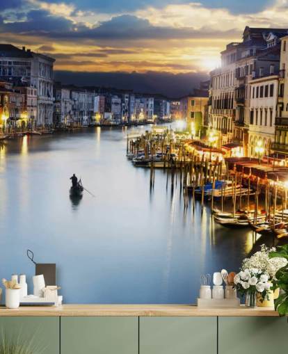 Venice at Night Wallpaper