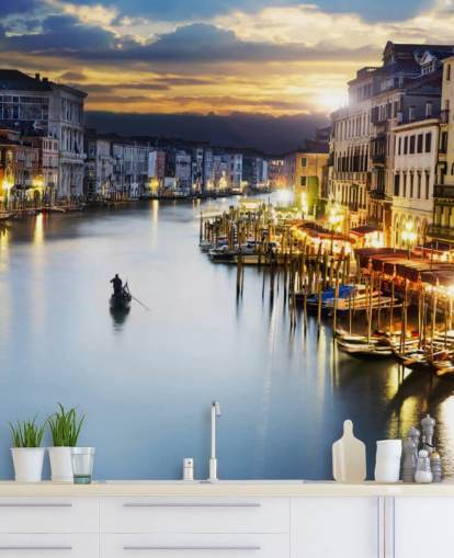 Venedig bei Nacht Wallpaper