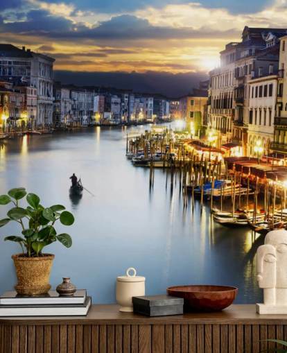Carta da parati Venezia di notte Carta da parati Venezia di notte