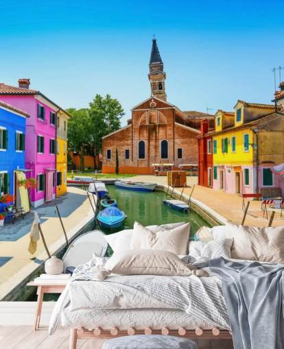 Burano Canal Taustakuva