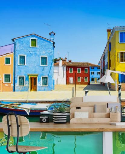 colourful houses in italy wallpaper colourful houses in italy wallpaper