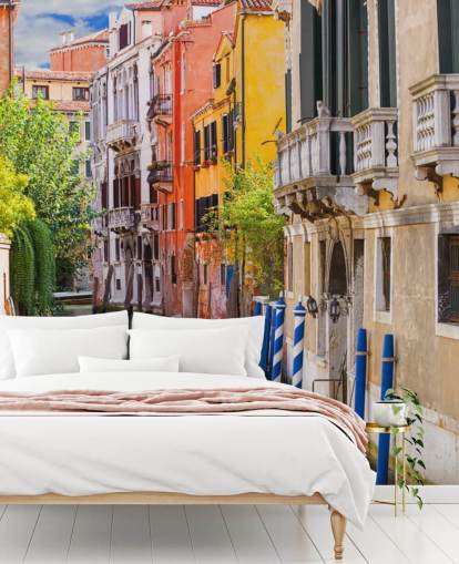 Wandbild Venezianische Häuser
