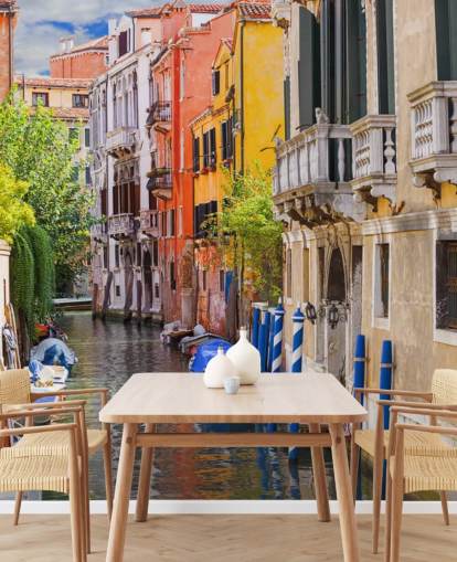 Mural de casas venezianas