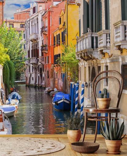 Venetian Houses mural