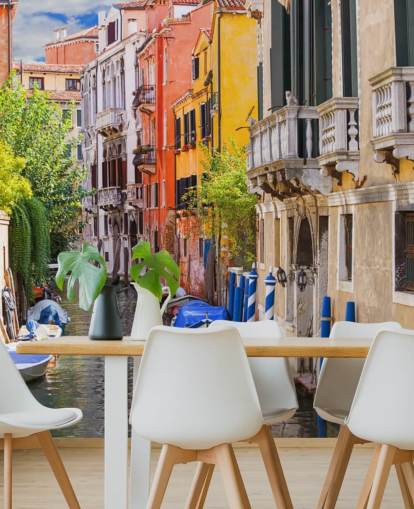 Wandbild Venezianische Häuser