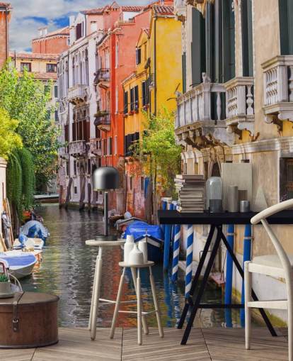 Venetian Houses mural Venetian Houses mural