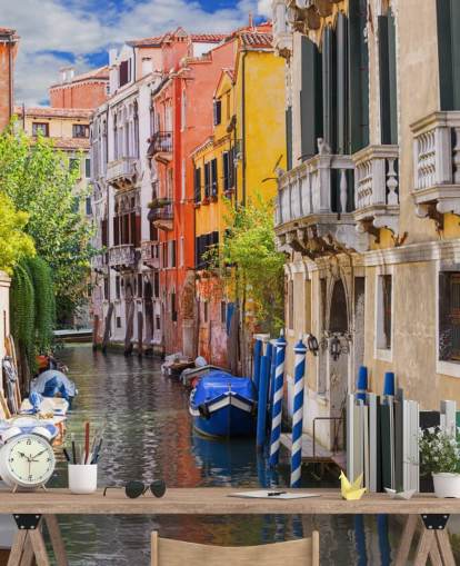 Venetian Houses mural