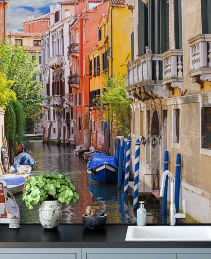 Venetian Houses mural