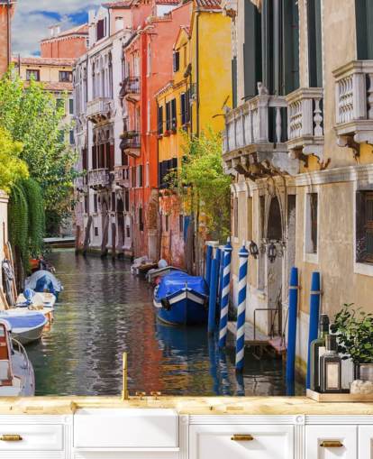 Venetian Houses mural